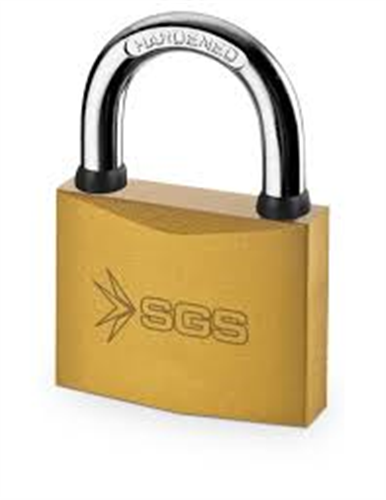 SGS ASMA KİLİT SARI BOYALI / 25MM